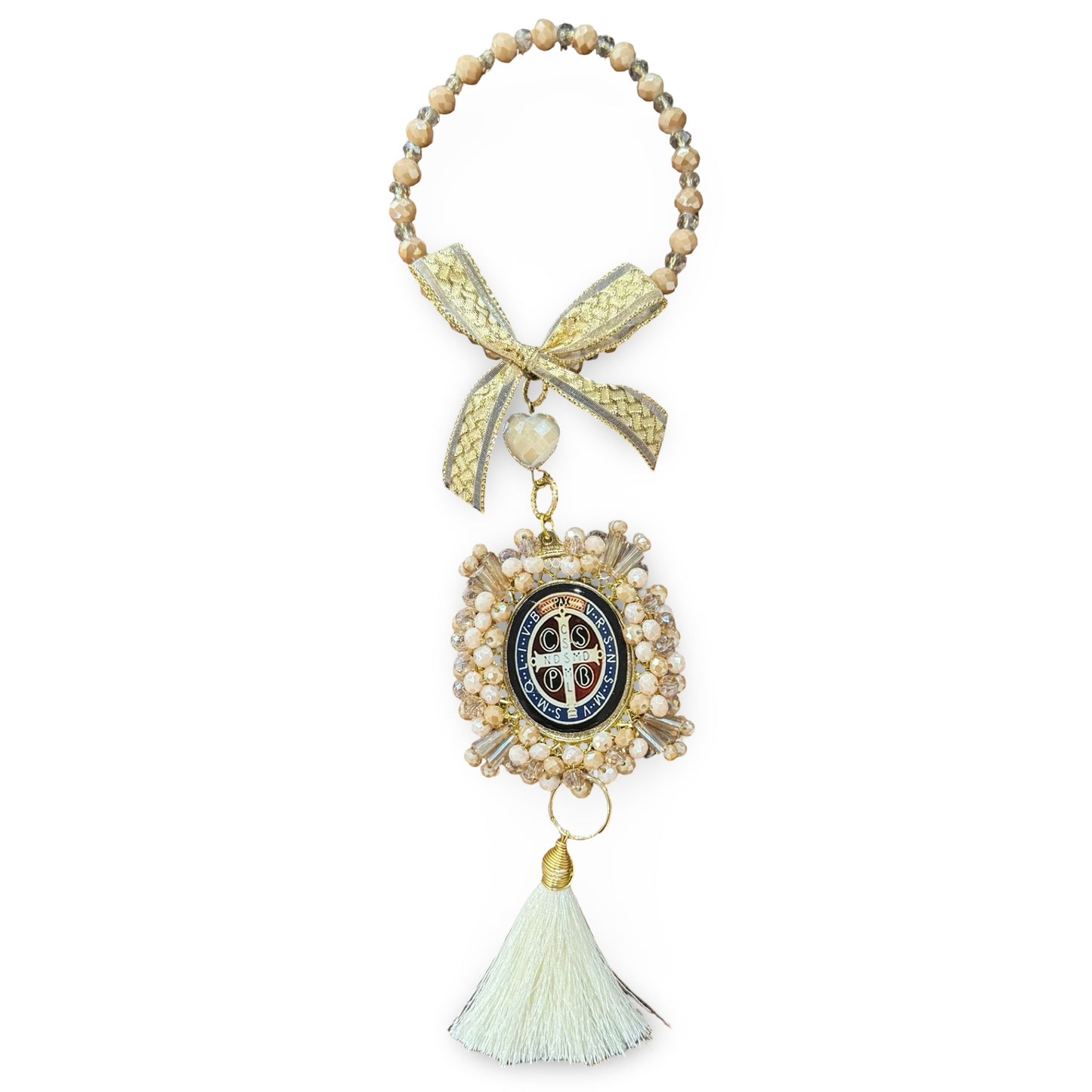 Rose Scented St. Benedict Door Hanger