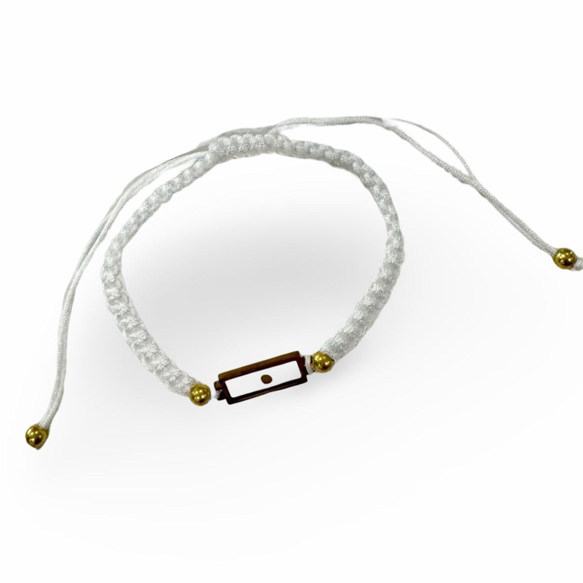 Woven Bracelet with Mustard Seed