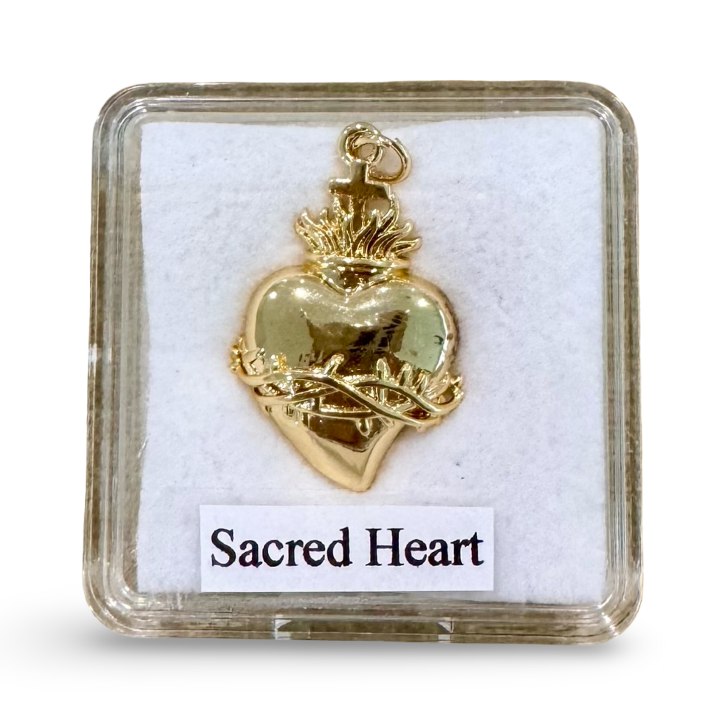 Sacred Heart of Jesus Gold Pendant