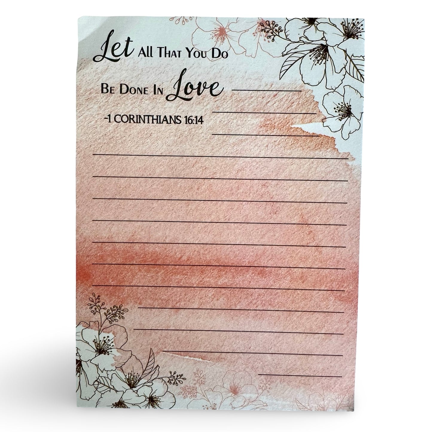 Small Note Pad with Scripture Quotes
