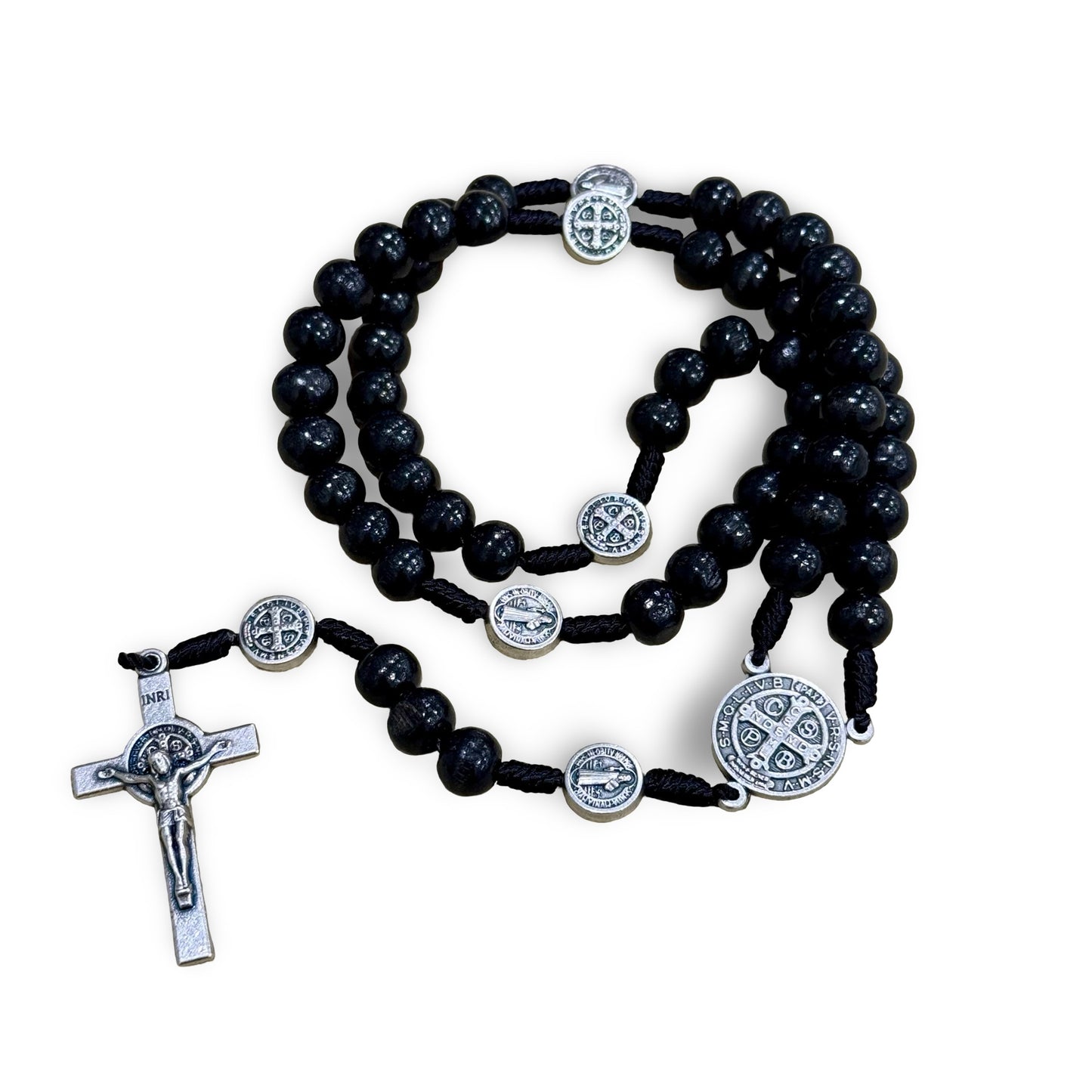 Wooden St. Benedict Rosary