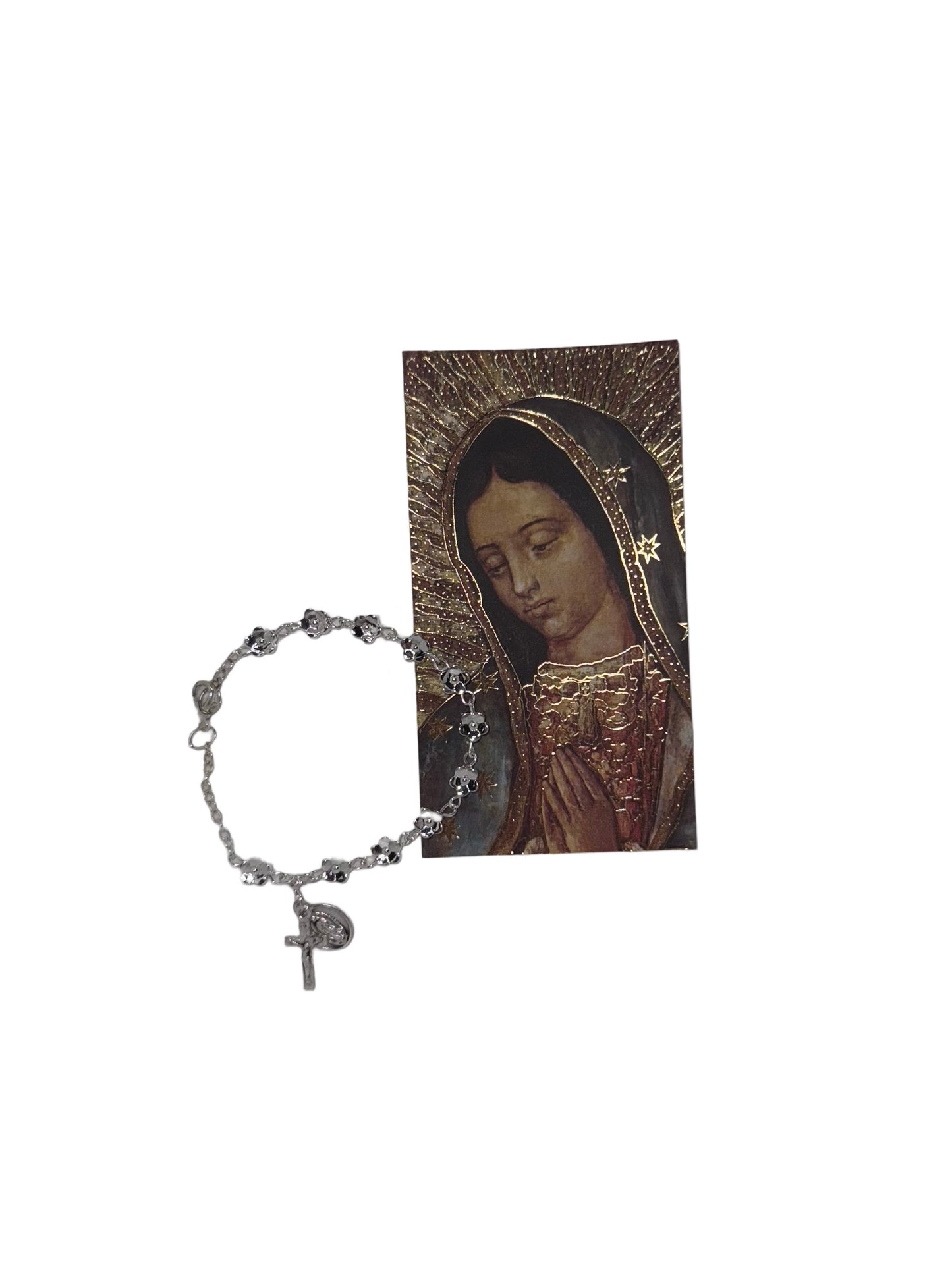 Our Lady of Guadalupe Flower Decade Bracelet