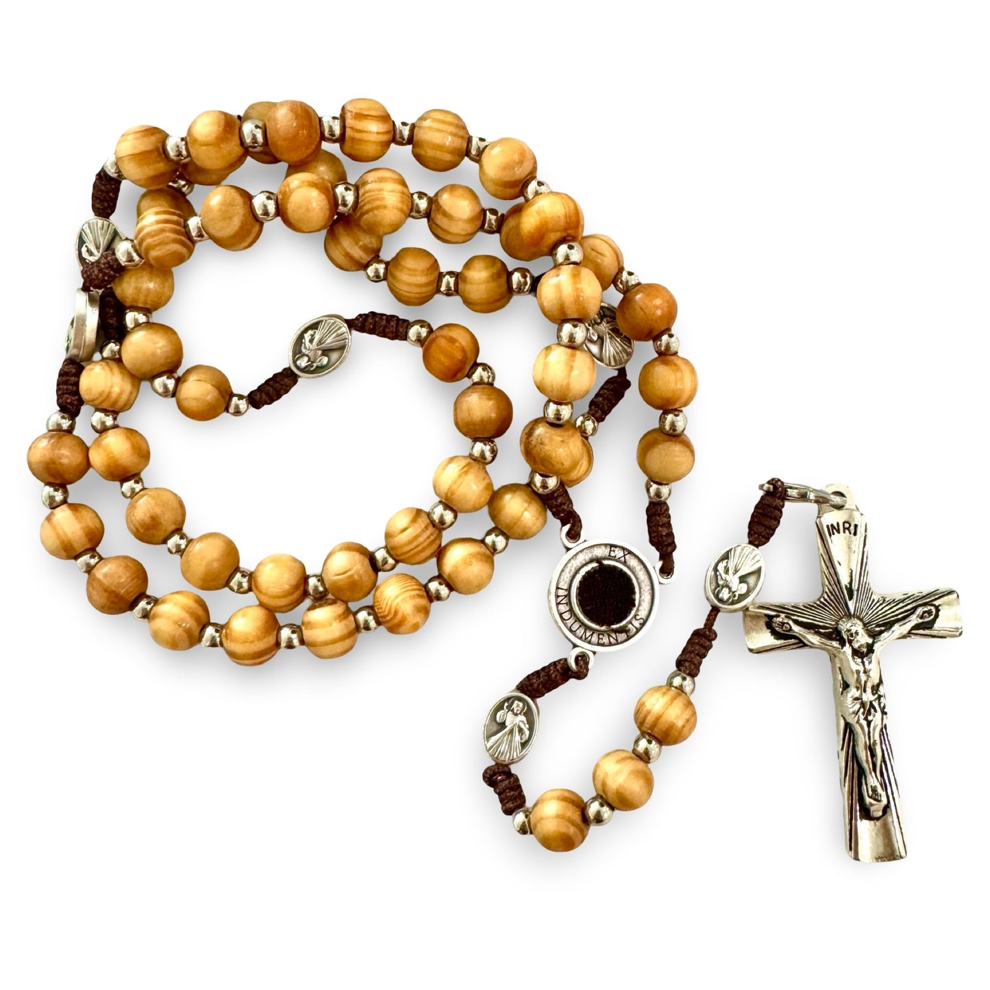 St. Padre Pio Relic Rosary with Canvas Bag