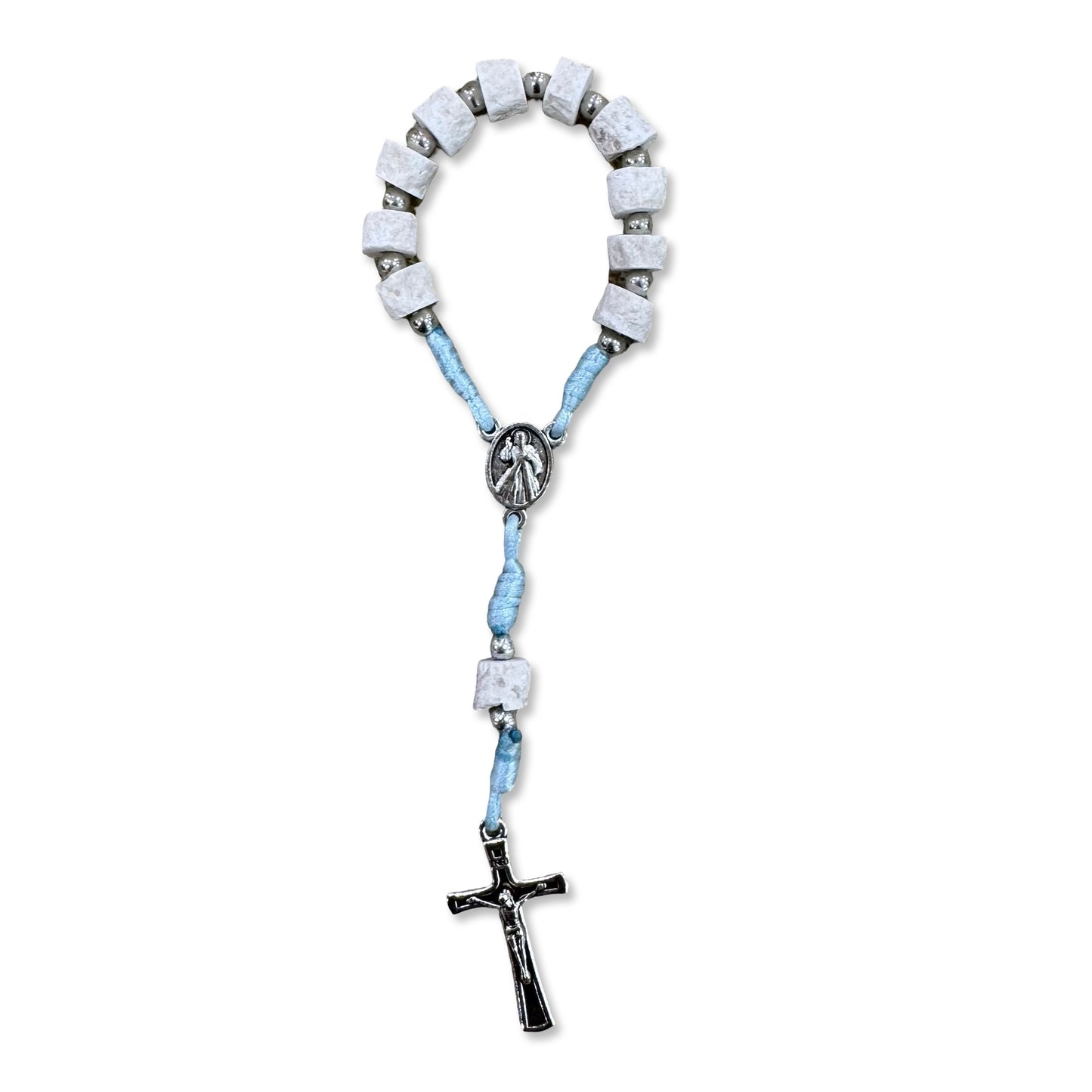 Refined Stone Our Lady Queen of Peace Decade Rosary