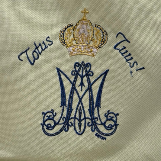 Embroidered "Totus Tuus" Backpack by SCTJM