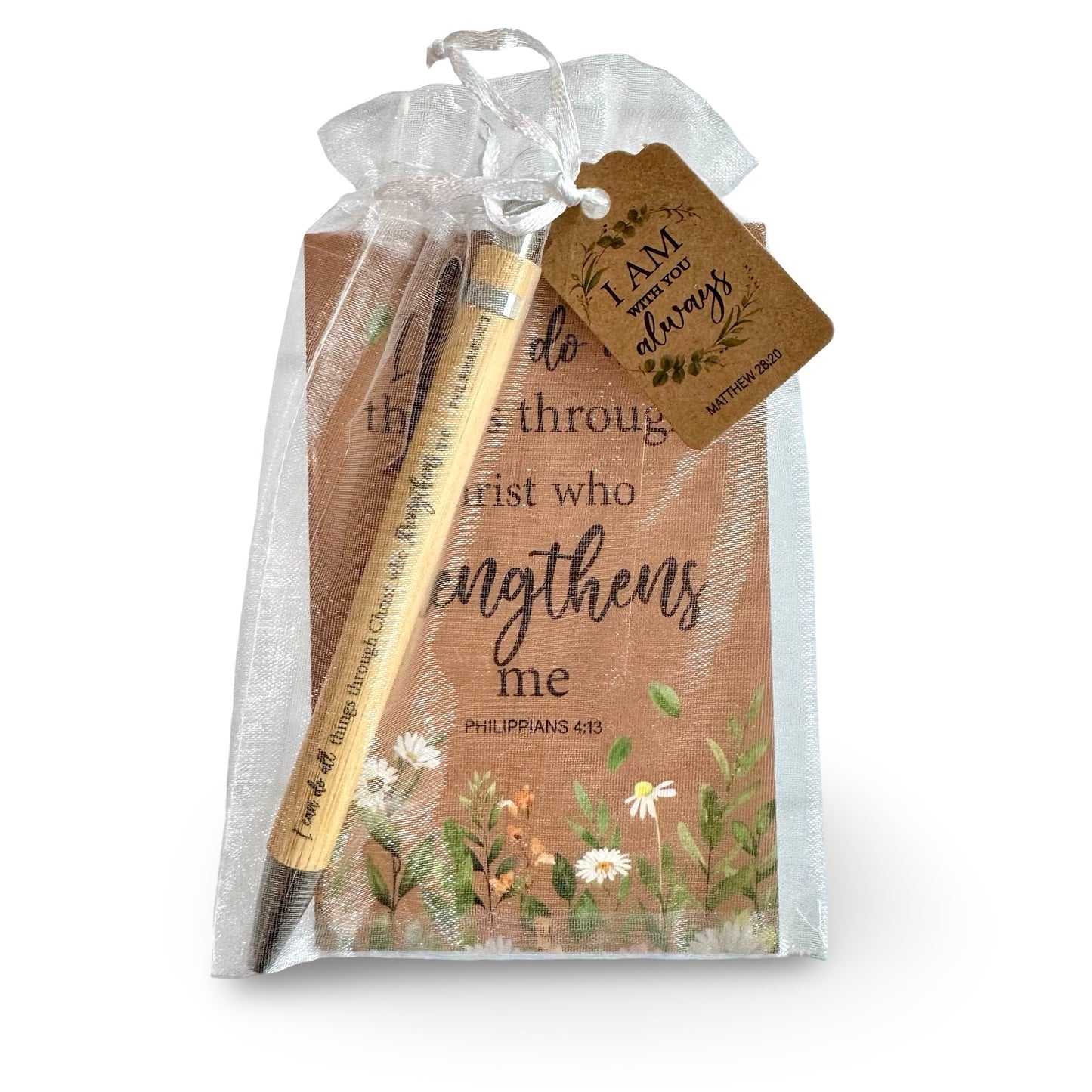 Scripture Verse Bundle - Notebook and Pen