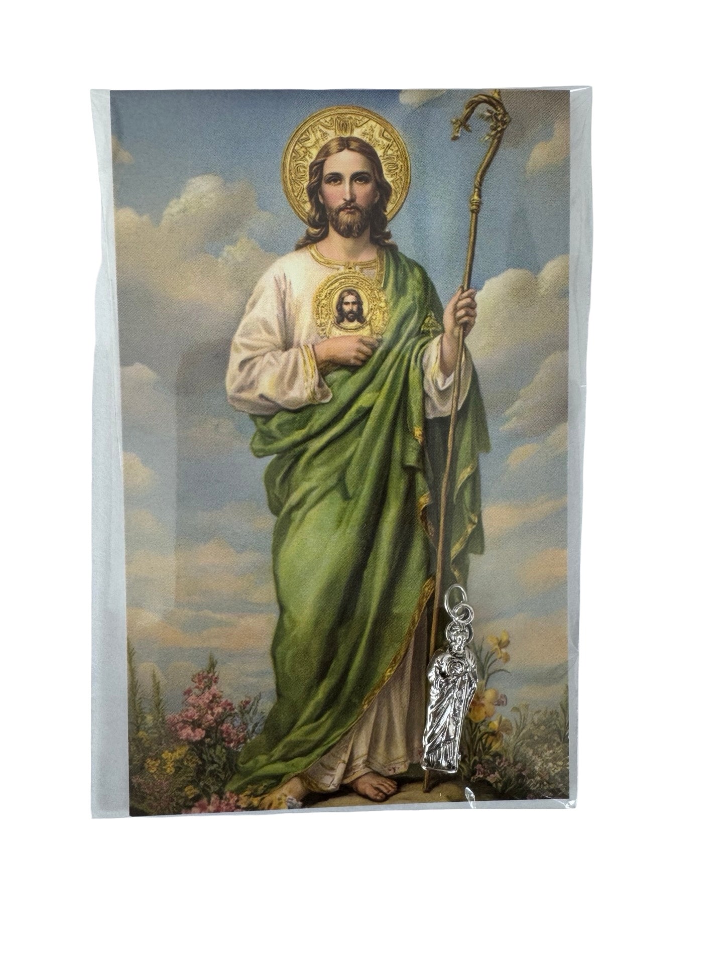 Silver St. Jude Medal with Holy Card
