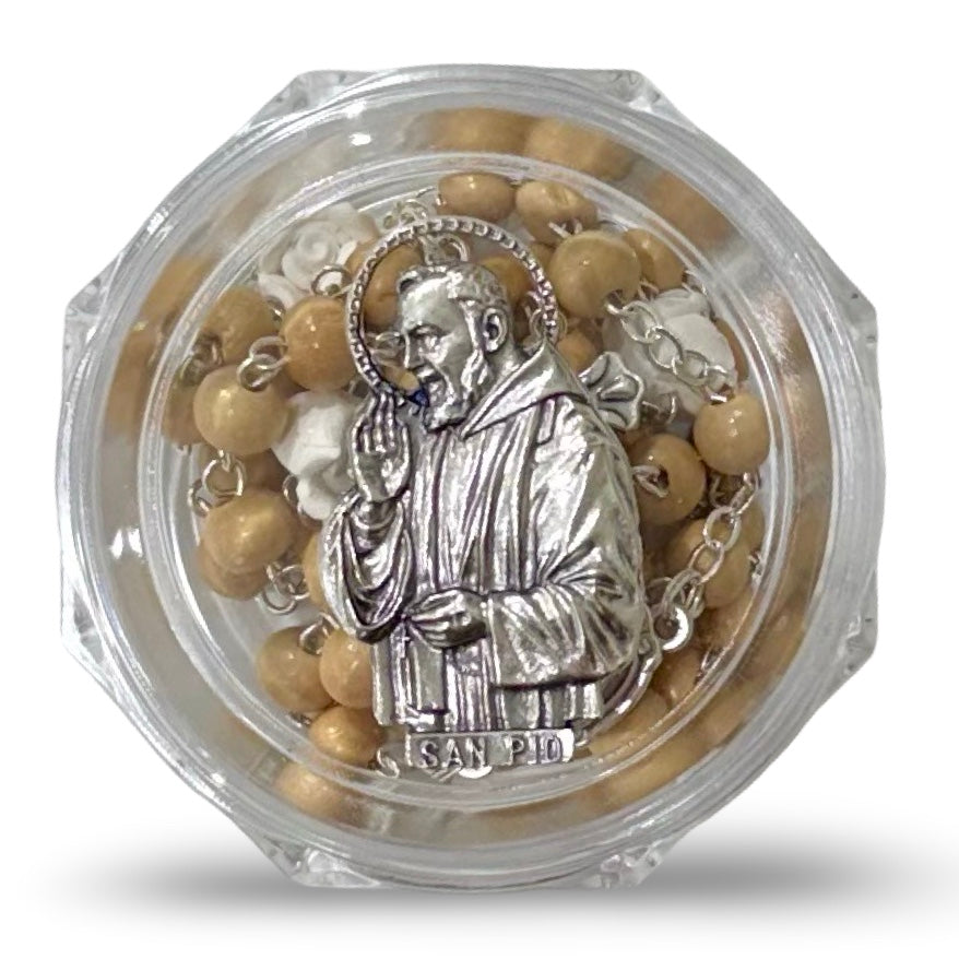Nard-Scented Padre Pio Rosary with Relic