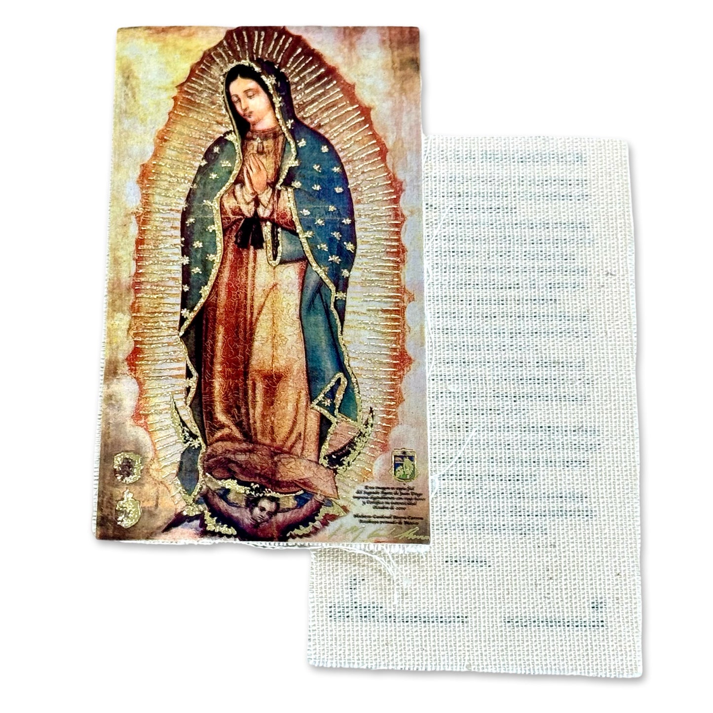 Small Image of Guadalupe with Canvas backing