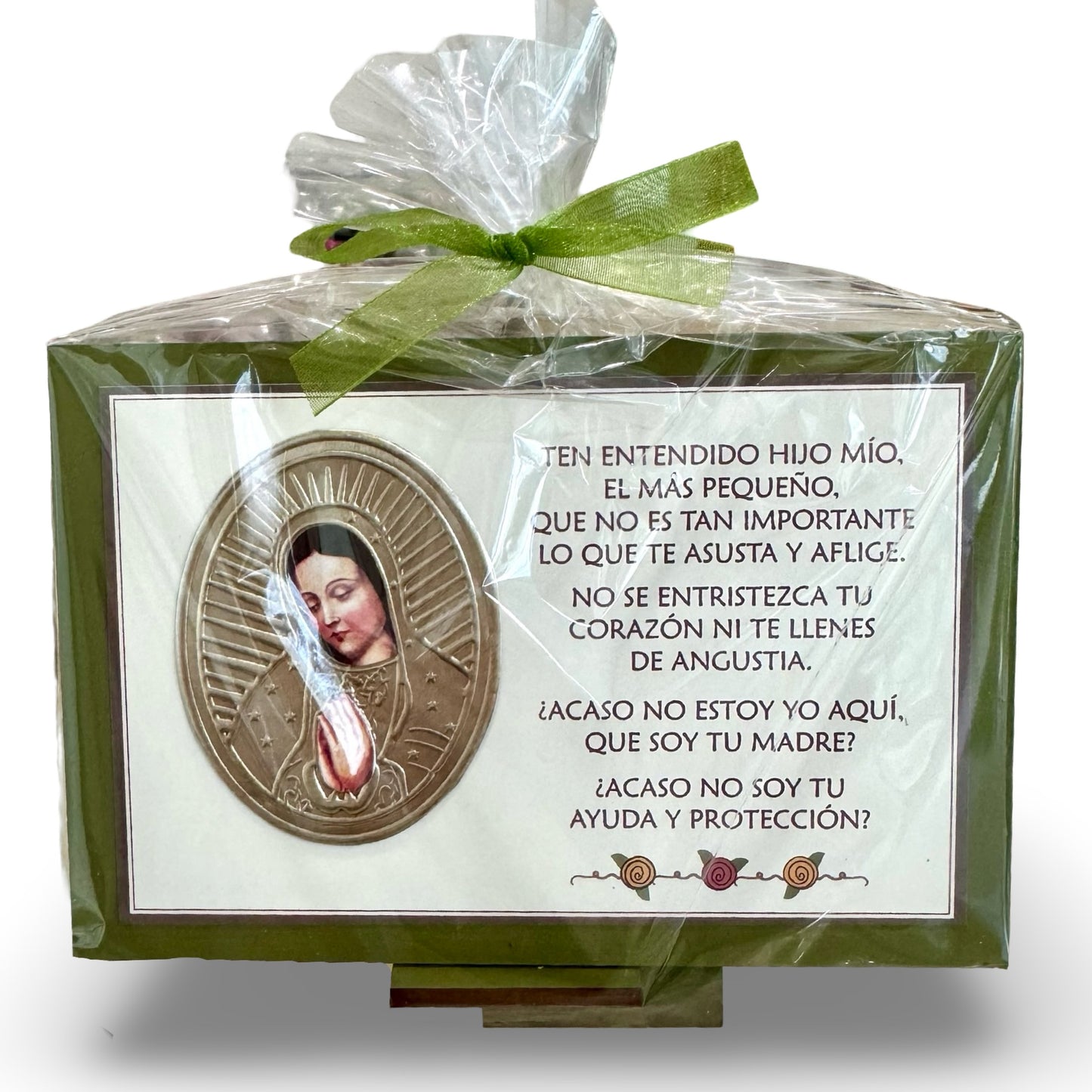 Standing Wooden Plaque of Our Lady of Guadalupe of Assorted Colors
