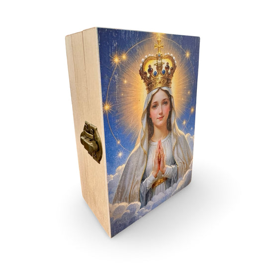 Blessed Mother Wooden Box
