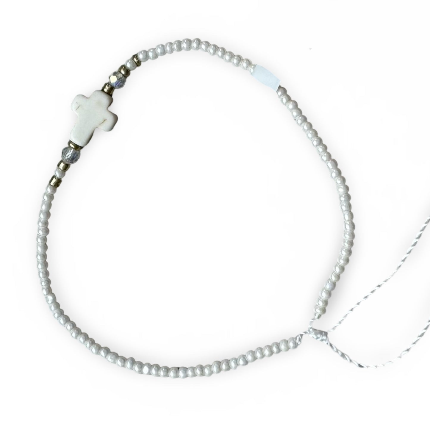 Mexican Bracelet with Stone Cross