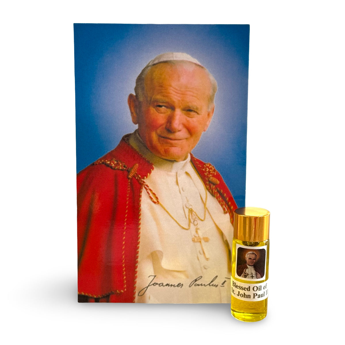 Oil Touched to the Blood Relic of St. John Paul II