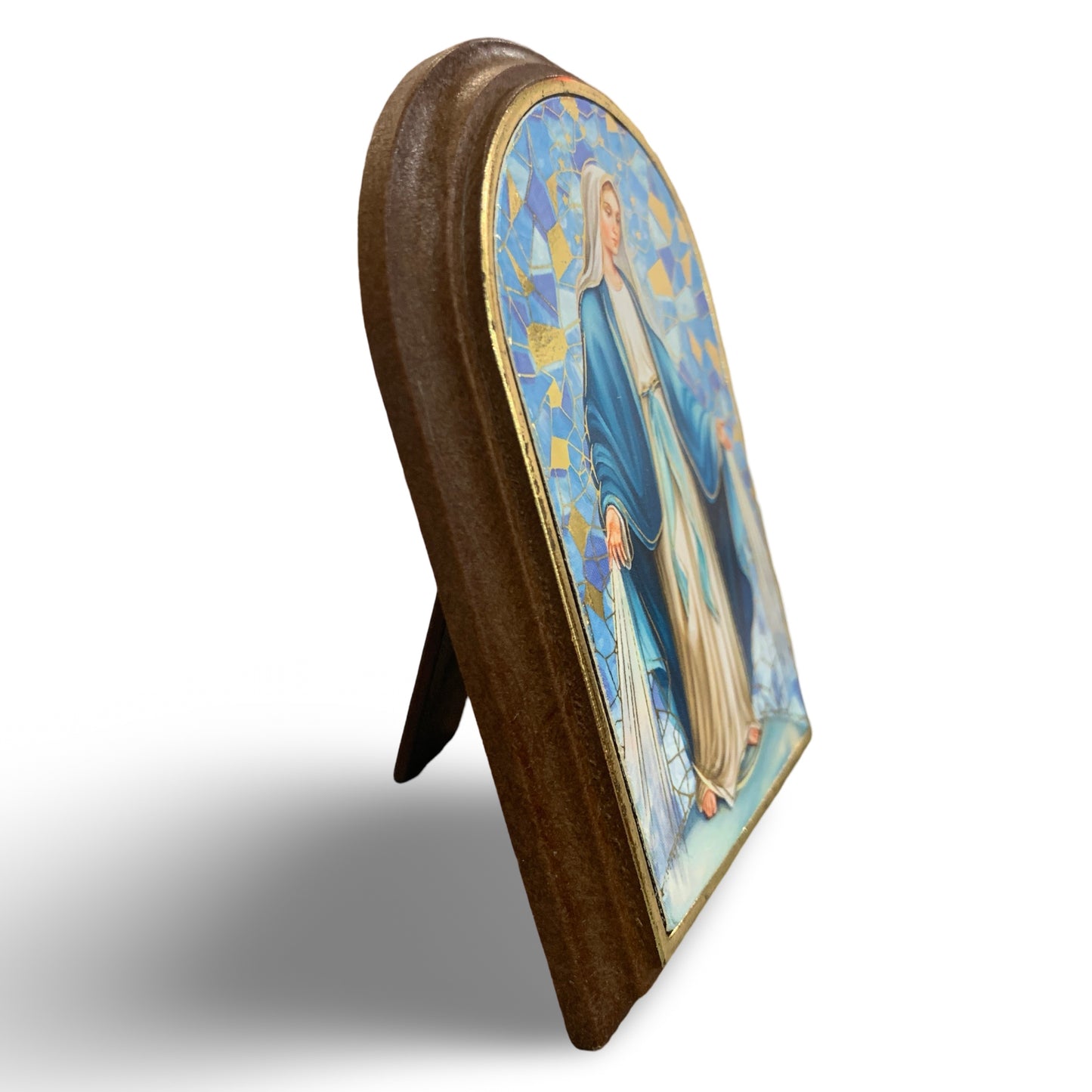 Colored Miraculous Medal mosaic Image