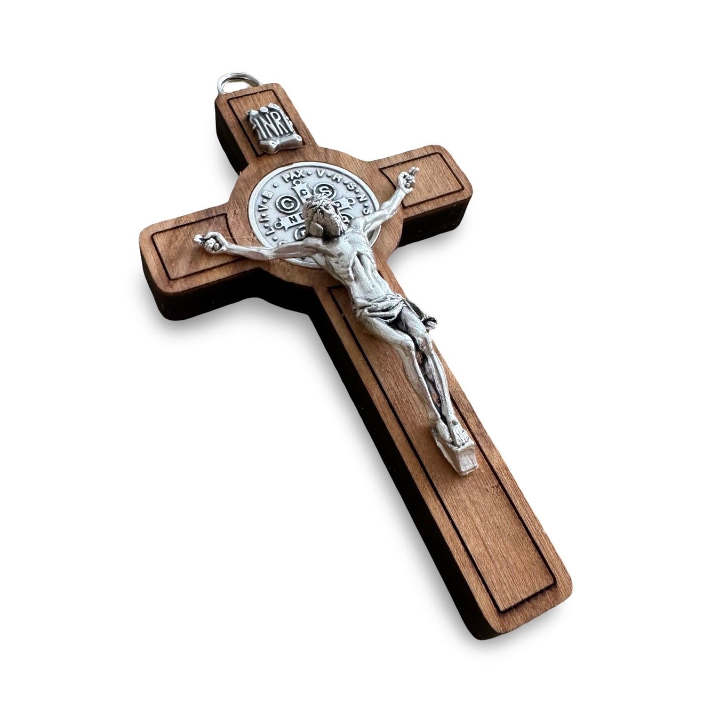 Small Wooden St. Benedict Crucifix