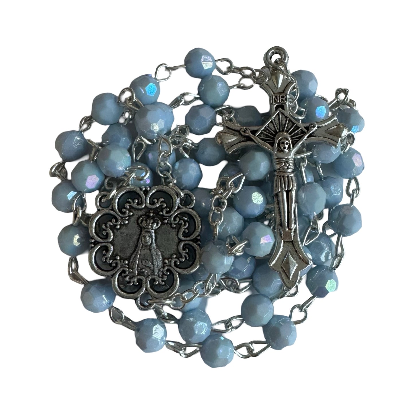 Embellished Our Lady of Fatima Rosary of Assorted Colors