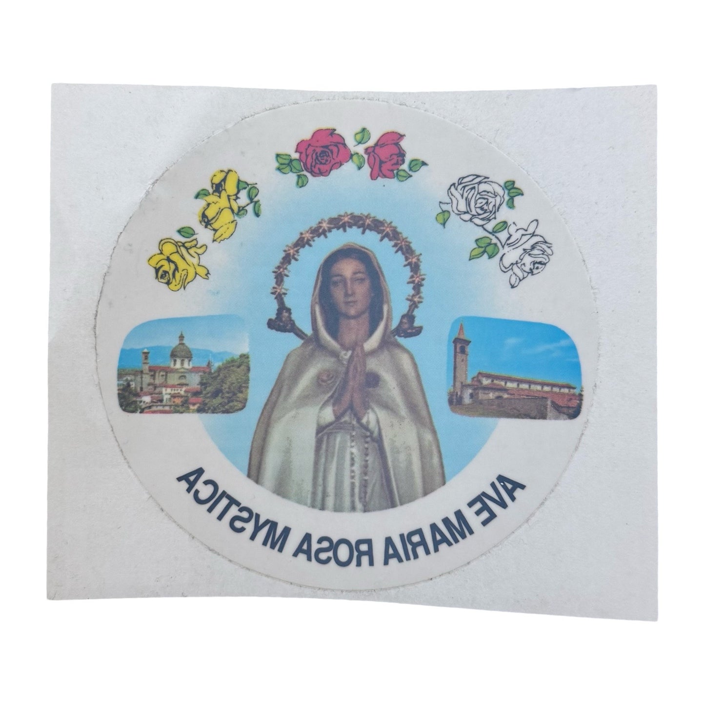 Rosa Mystica Car Sticker