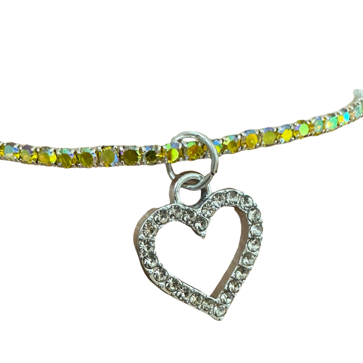 Heart Rhinestone Bracelet