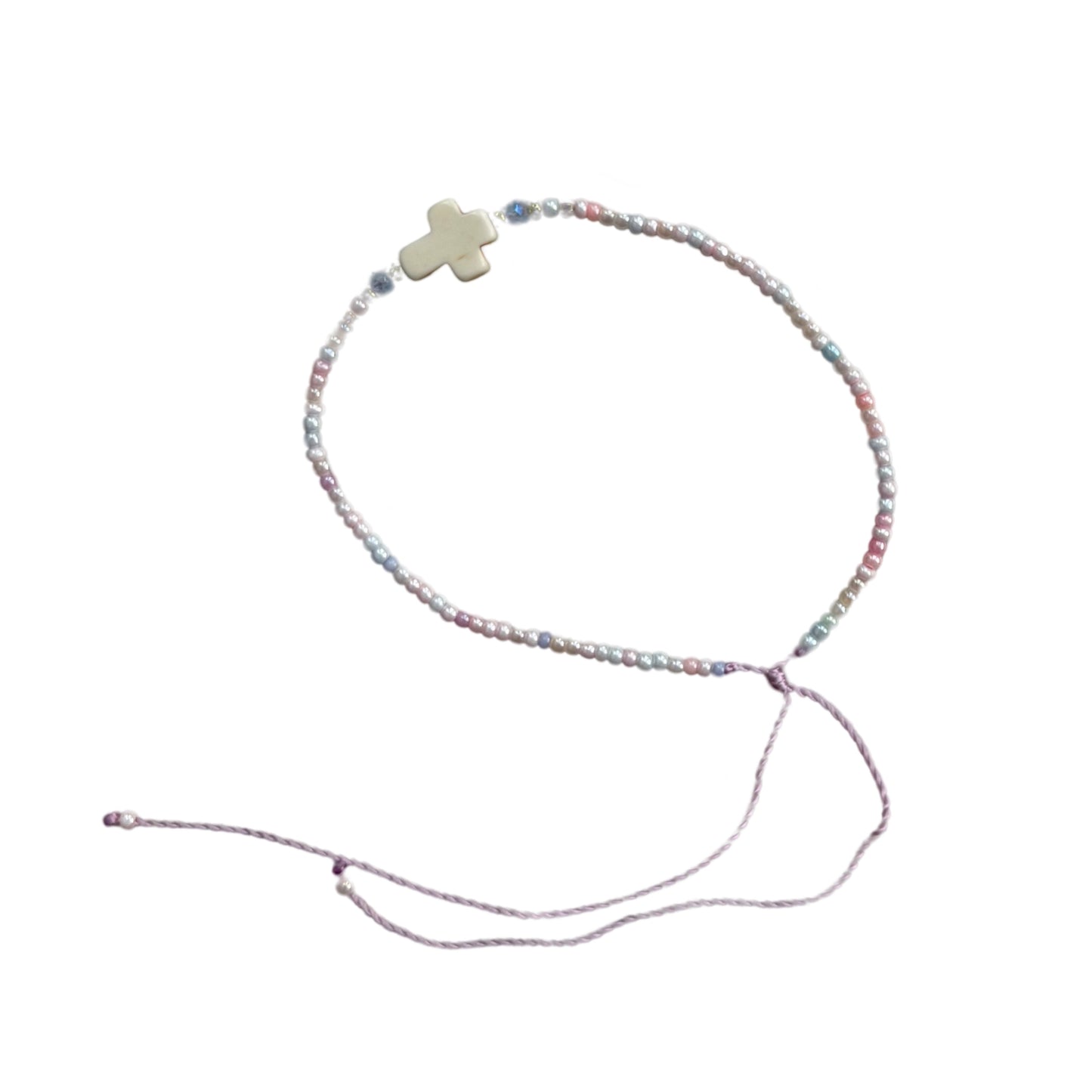 Mexican Bracelet with Stone Cross
