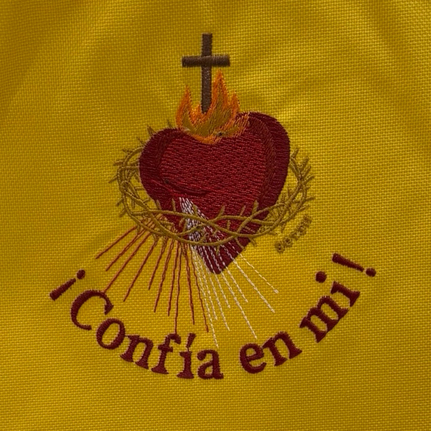 Embroidered "Confía en mi" Backpack by SCTJM