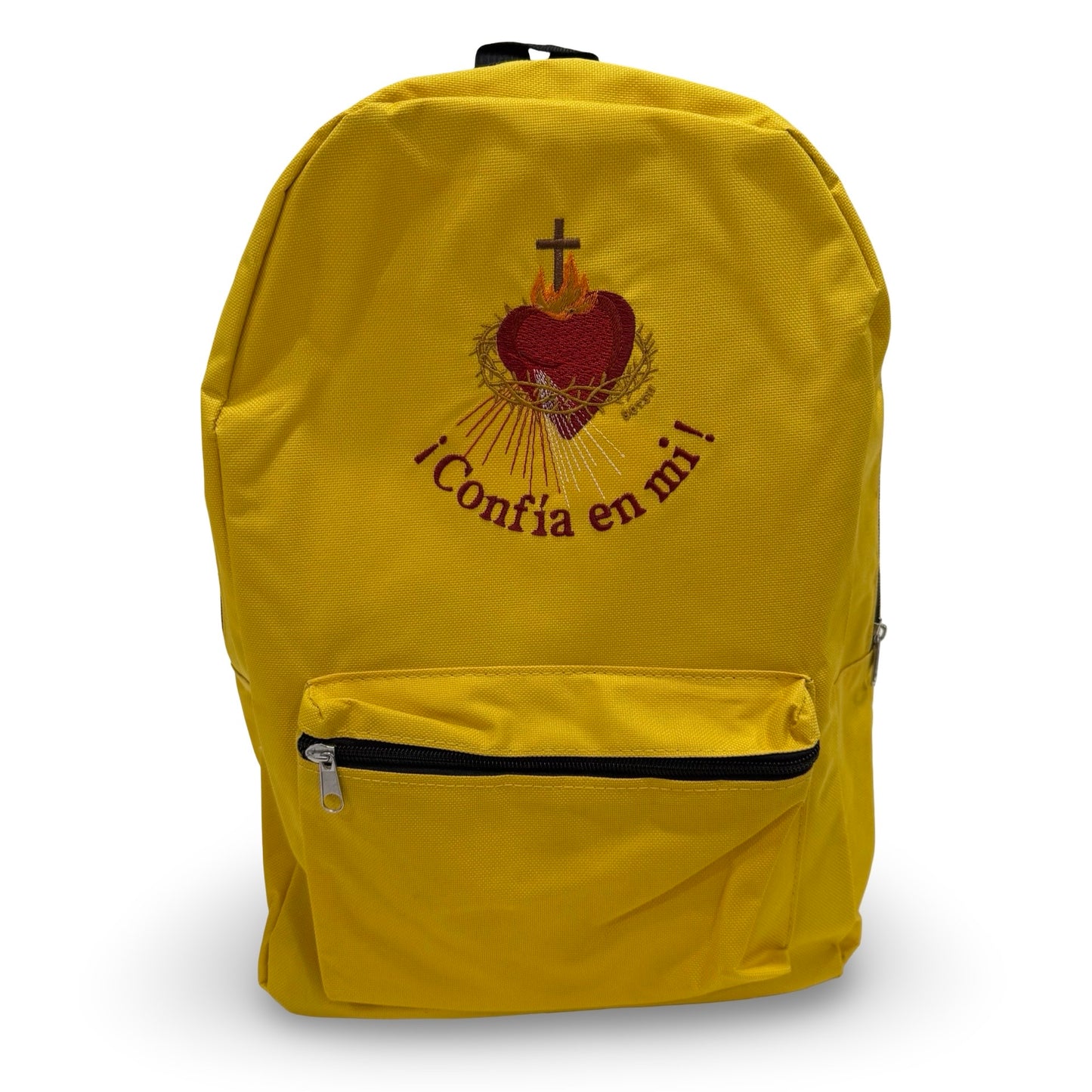 Embroidered "Confía en mi" Backpack by SCTJM