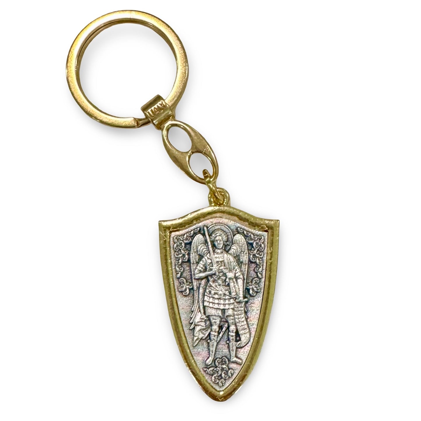St. Michael Shield Keychain