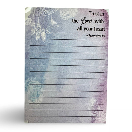 Small Note Pad with Scripture Quotes