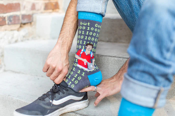 Carlo Acutis Coding Socks