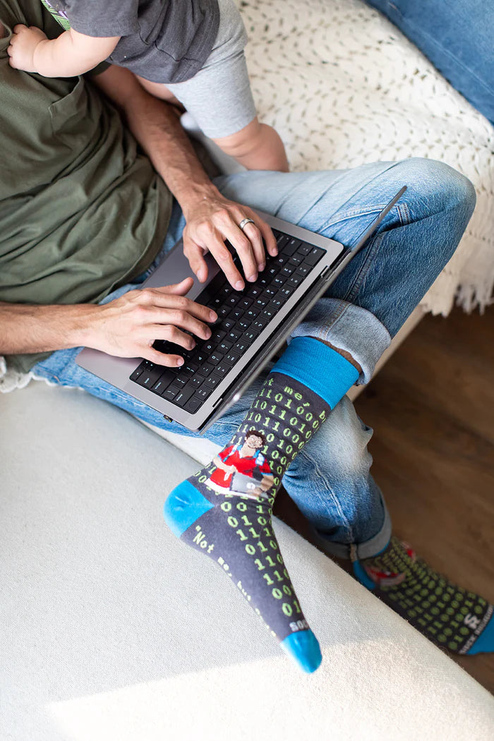 Carlo Acutis Coding Socks