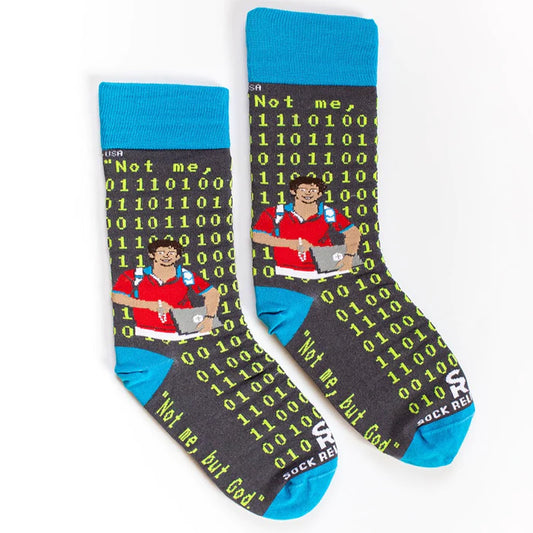 Carlo Acutis Coding Socks