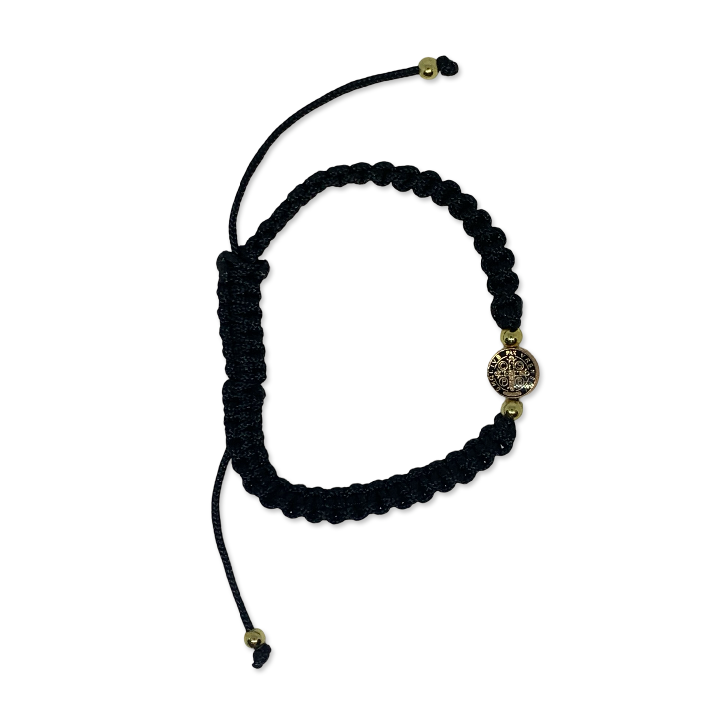 Colored St. Benedict Braided Cord Bracelet