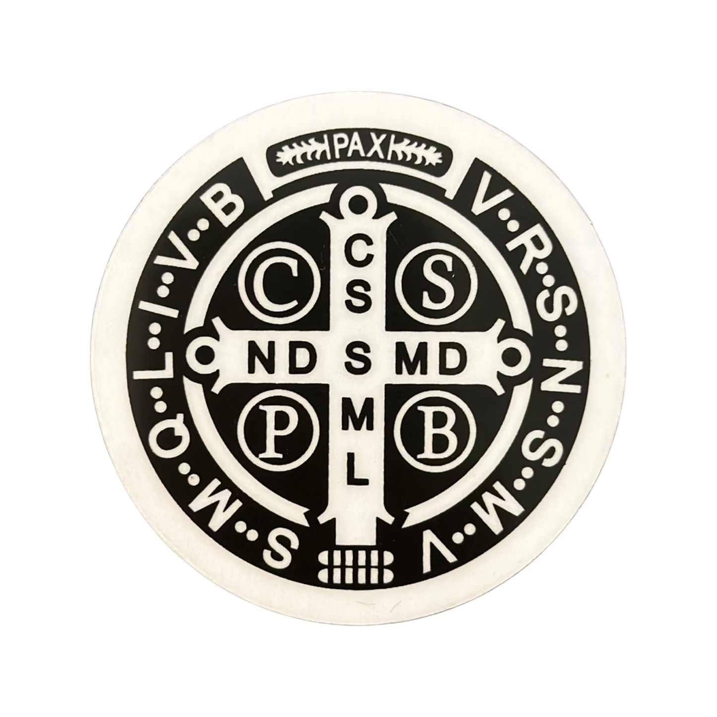 St. Benedict Car Sticker