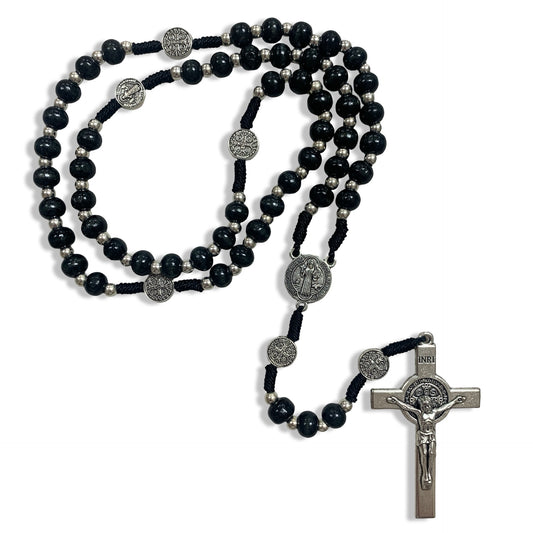 St. Benedict Rosary with St. Benedict Crucifix