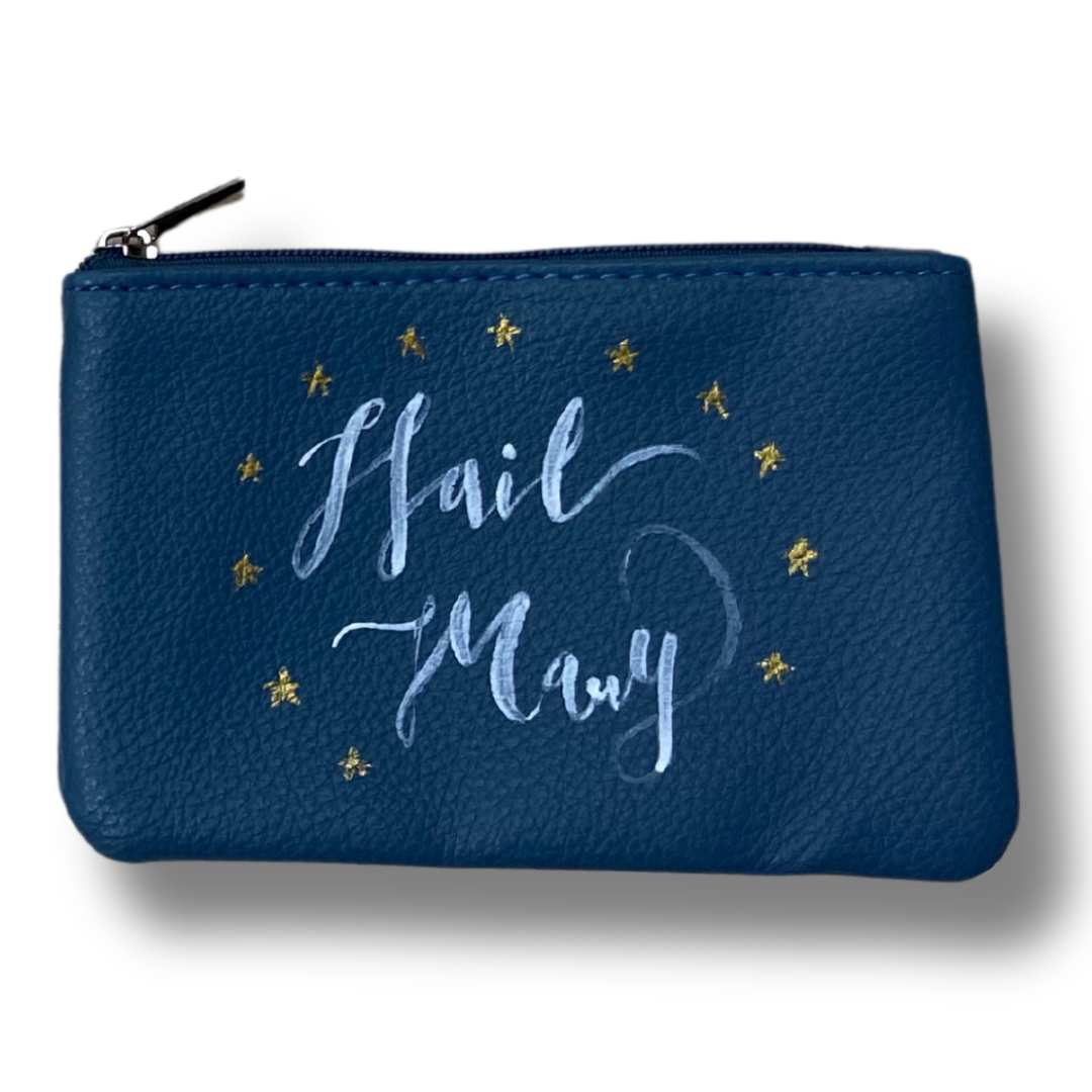 Hand-Painted Hail Mary Pouch