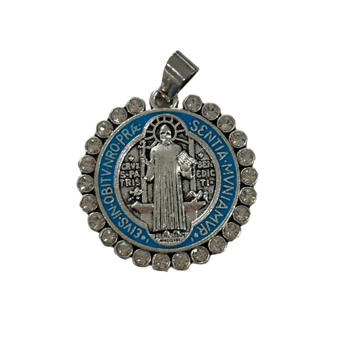 Round Embellished St. Benedict Medal