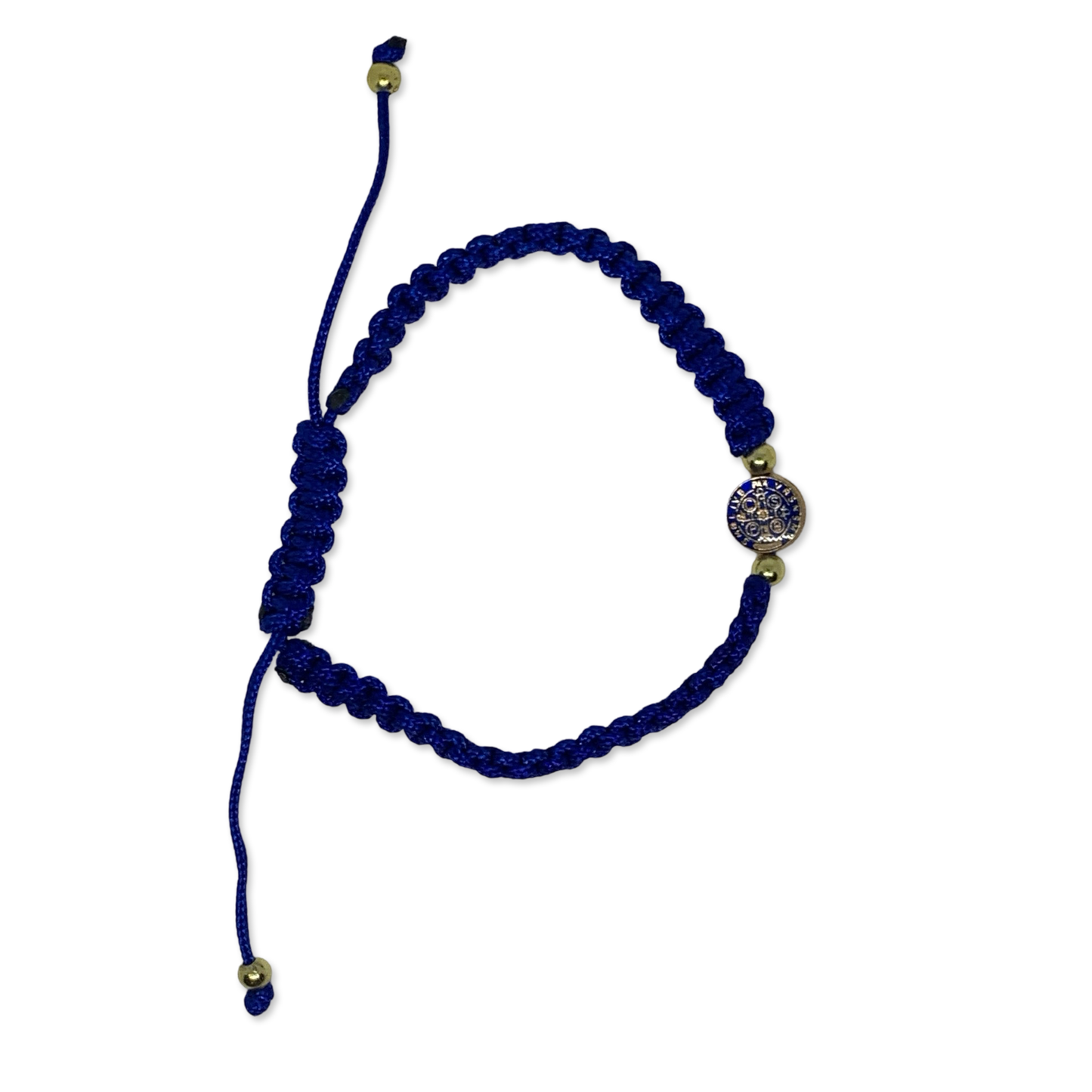 Colored St. Benedict Braided Cord Bracelet