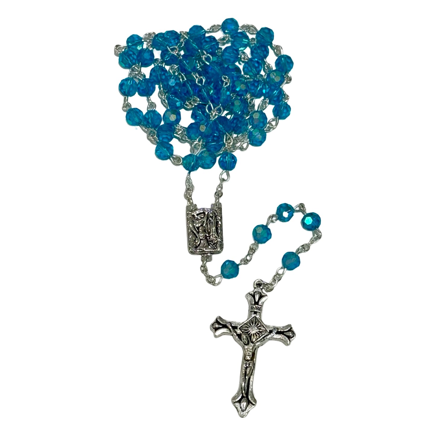 Crystal Lourdes Rosary of Assorted Colors