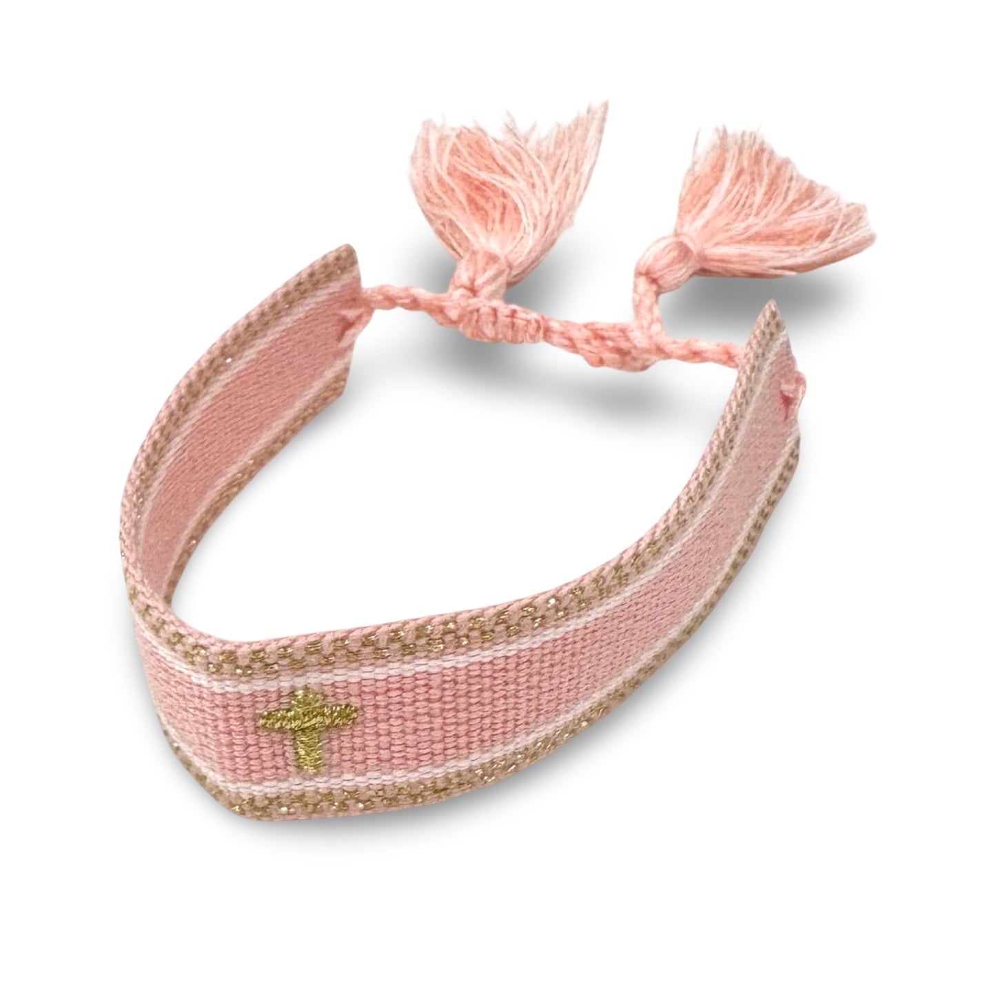 Woven Cross Adjustable Bracelet