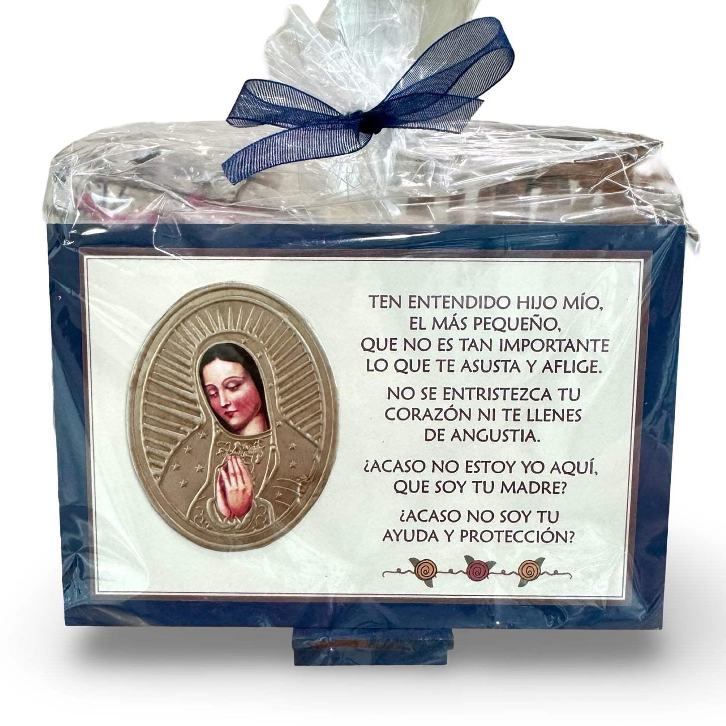 Standing Wooden Plaque of Our Lady of Guadalupe of Assorted Colors
