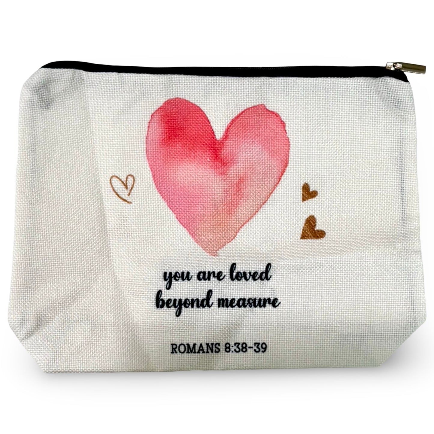"You are Loved Beyond Measure" Large Zipper Pouch