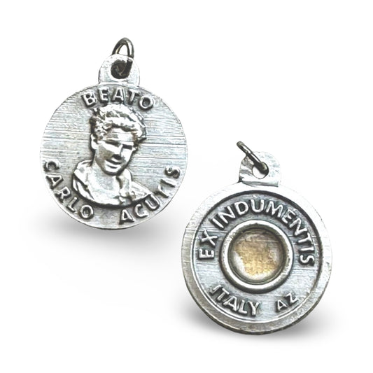 St. Carlo Acutis Medal with Relic