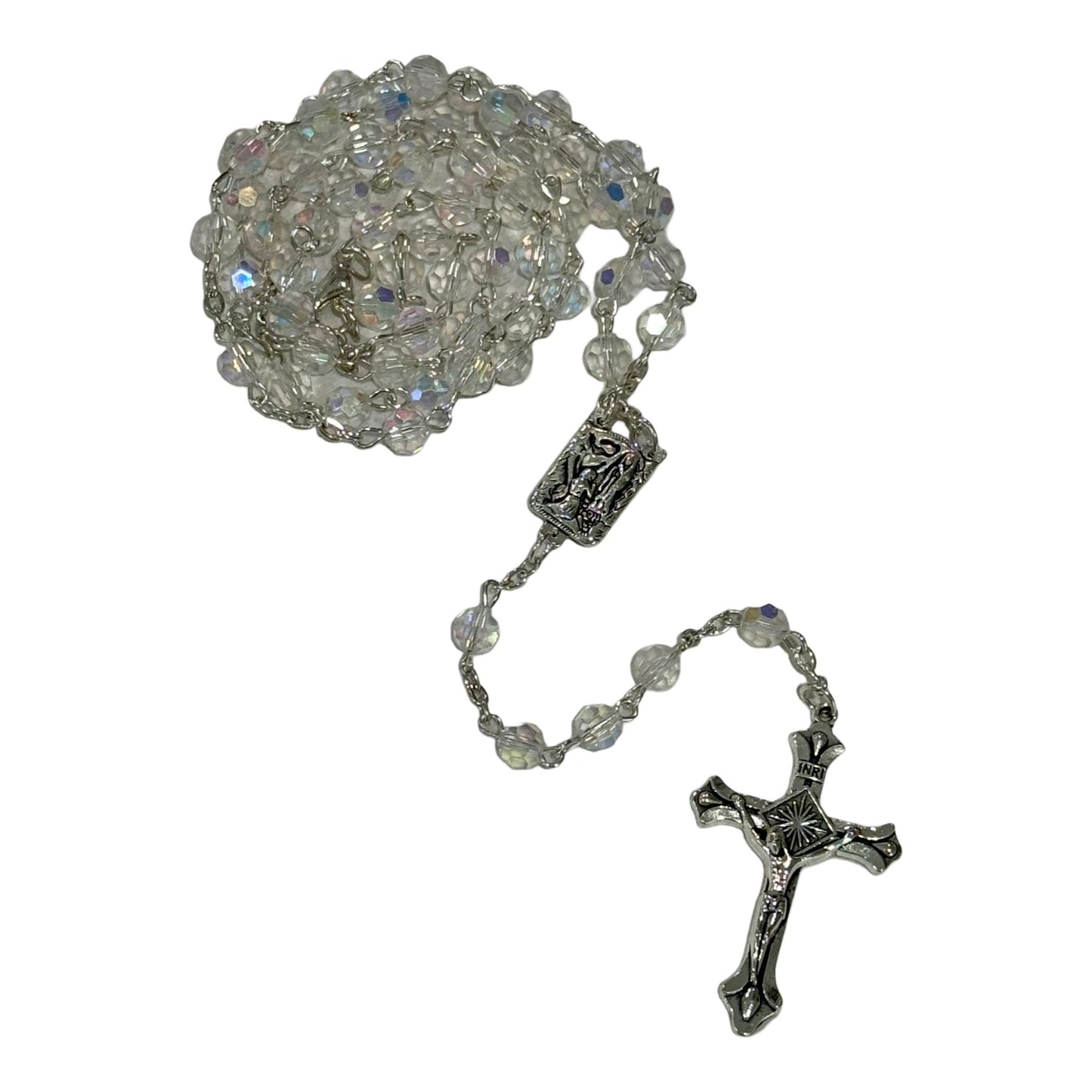Crystal Lourdes Rosary of Assorted Colors