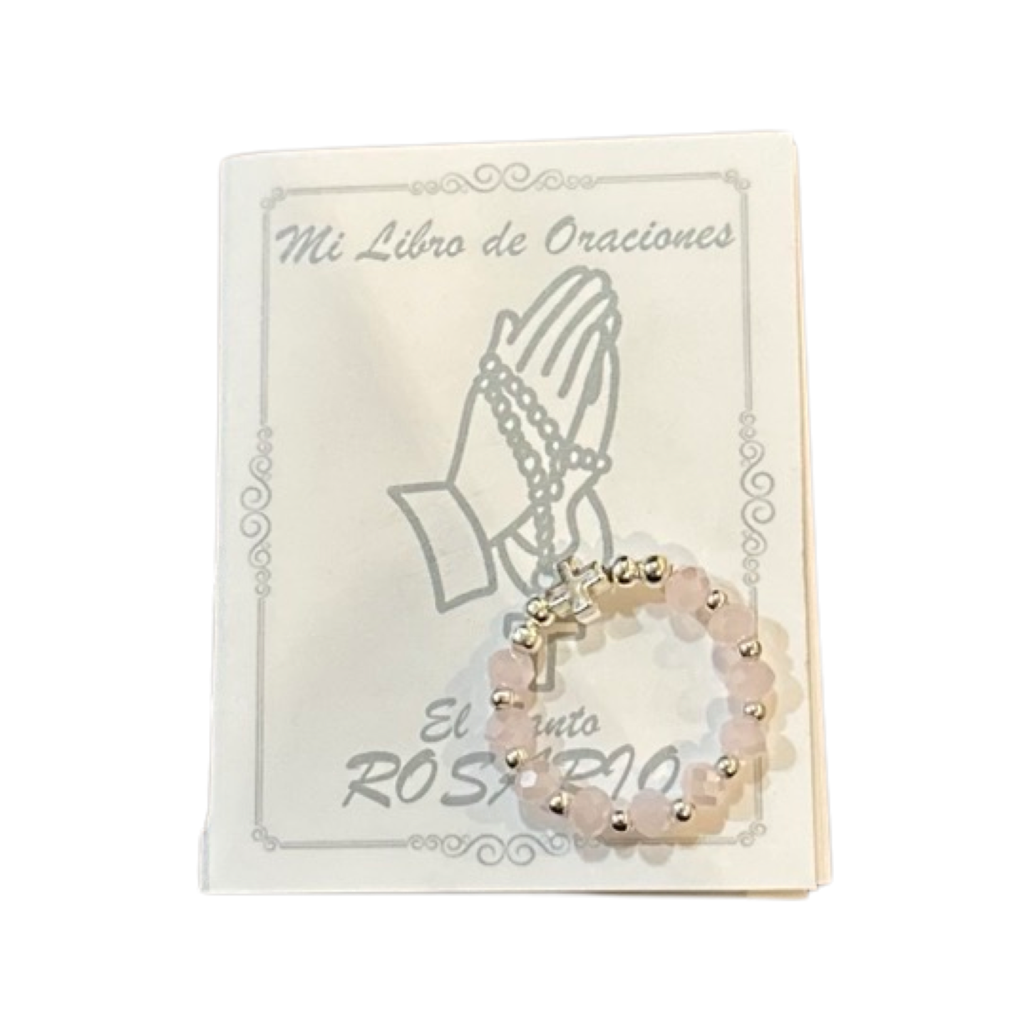 Crystal Decade Rosary Ring