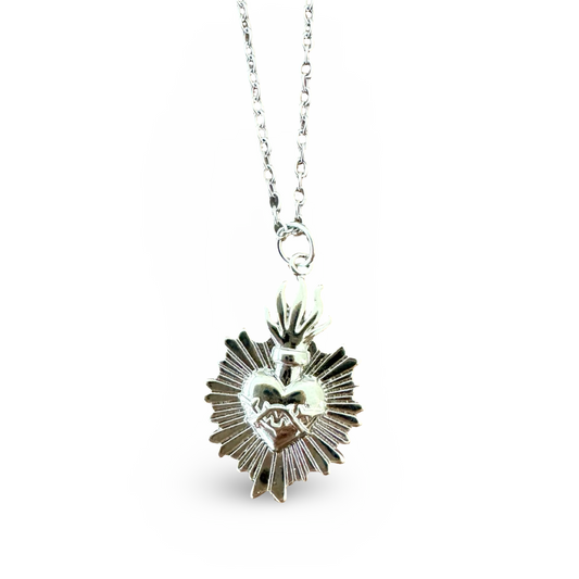 Sacred Heart Necklace - Rays of Divine Love