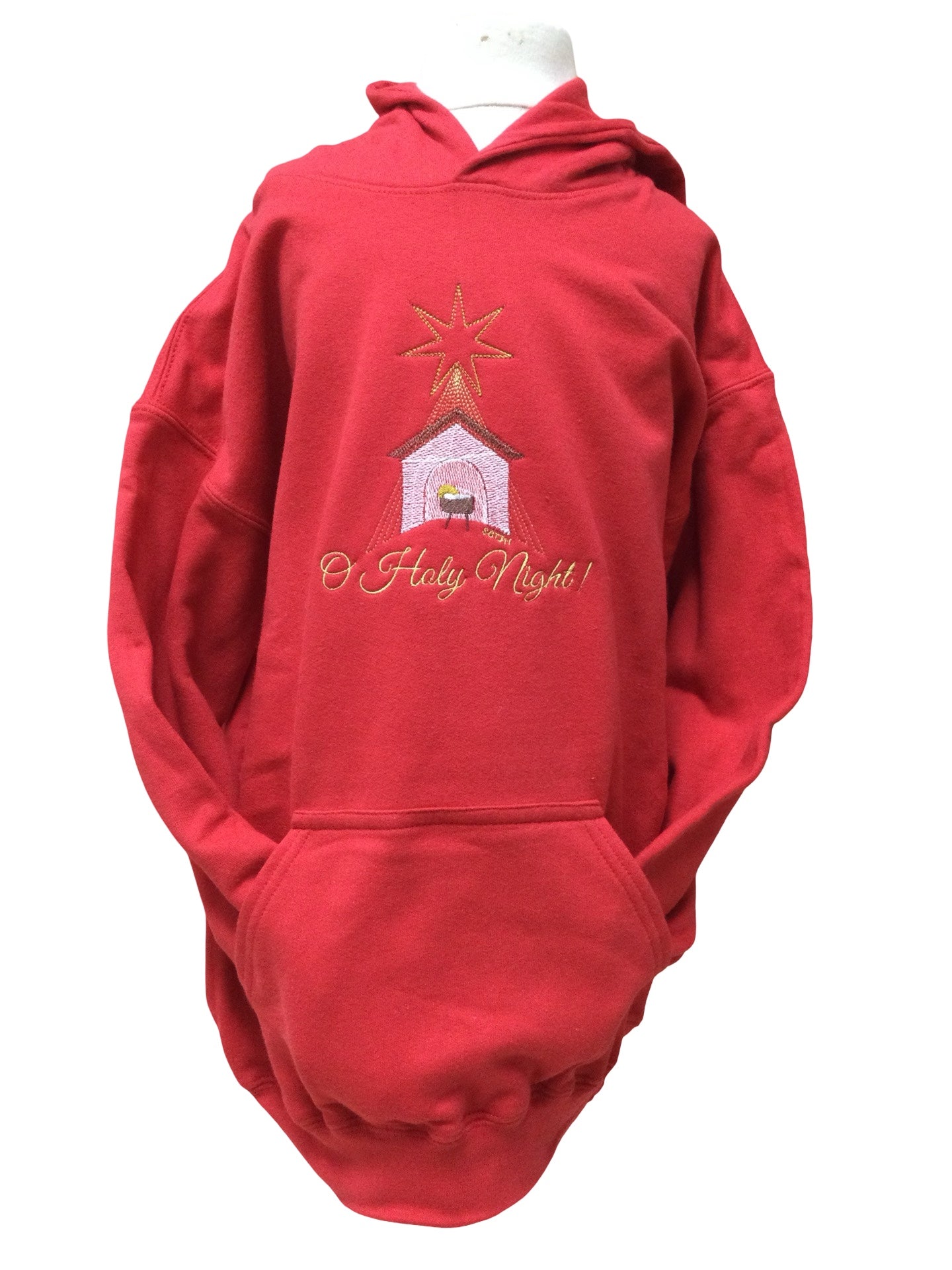 "O Holy Night" Embroidered Hoodies for Kids by SCTJM