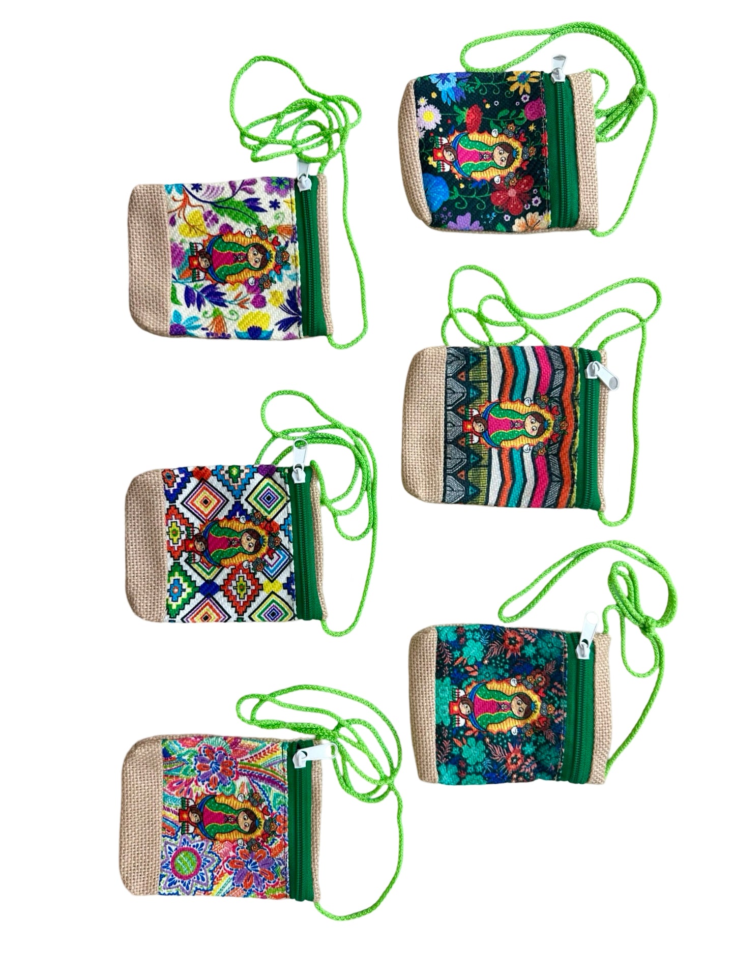Our Lady of Guadalupe Mini Shoulder Bag with Zipper
