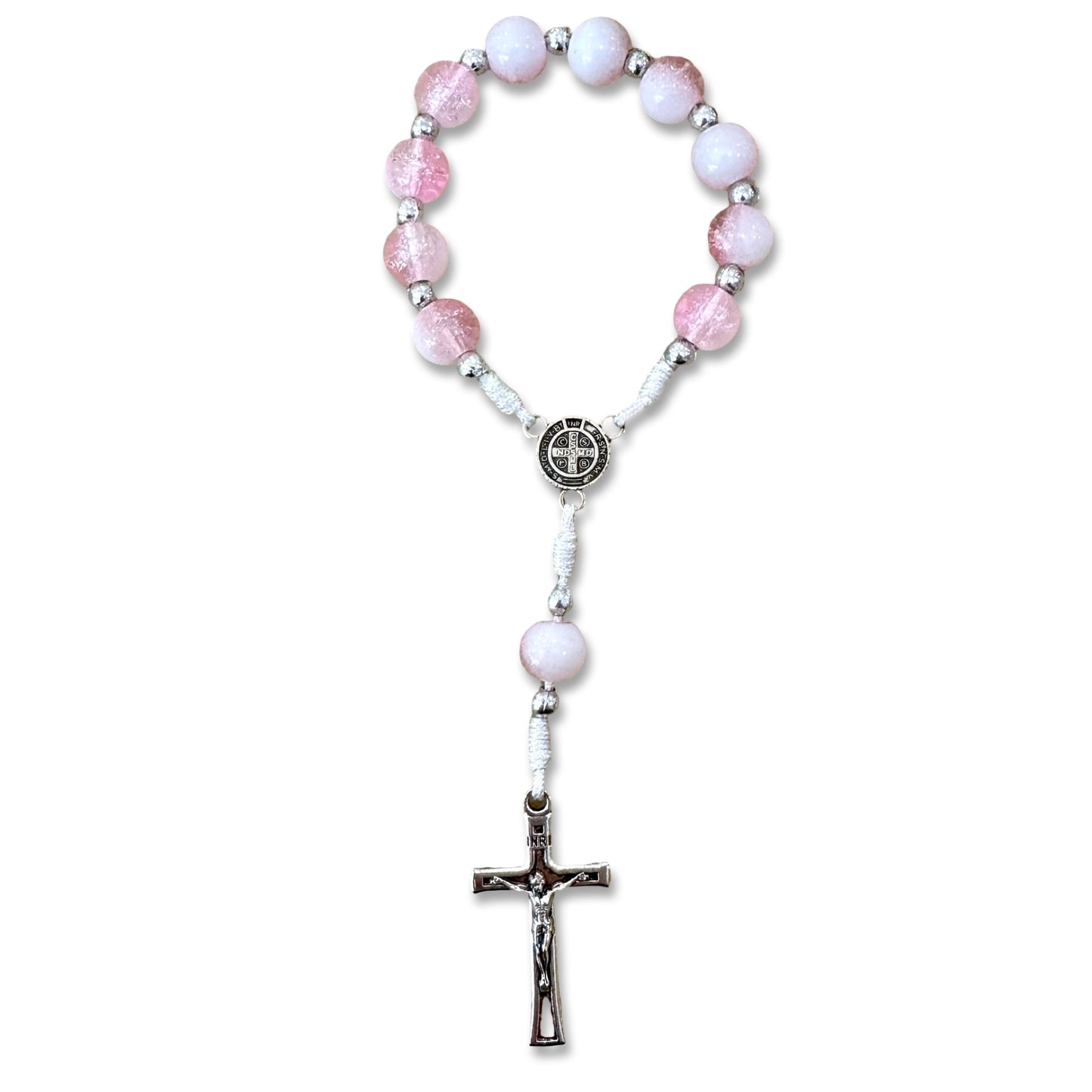Sparkly St. Benedict Decade Rosary