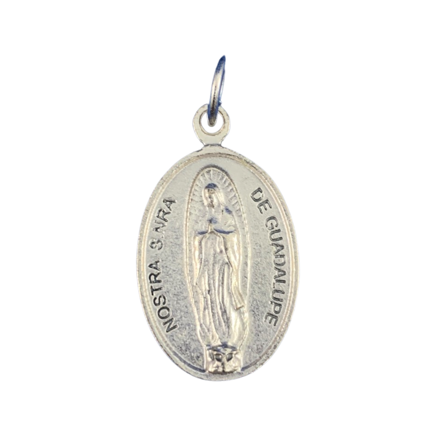 Double Sided Sacred Heart of Jesus and Our Lady of Guadalupe Medal