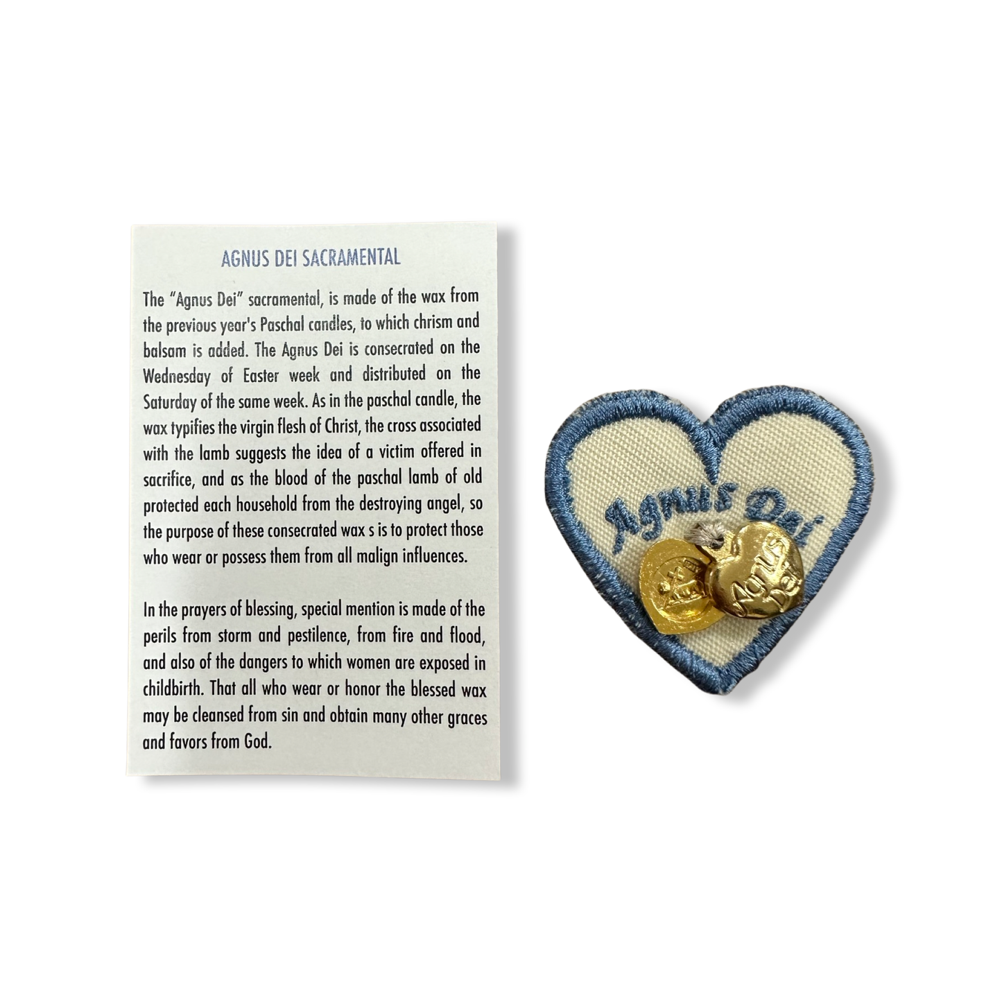 Embroidered Agnus Dei Sacramental