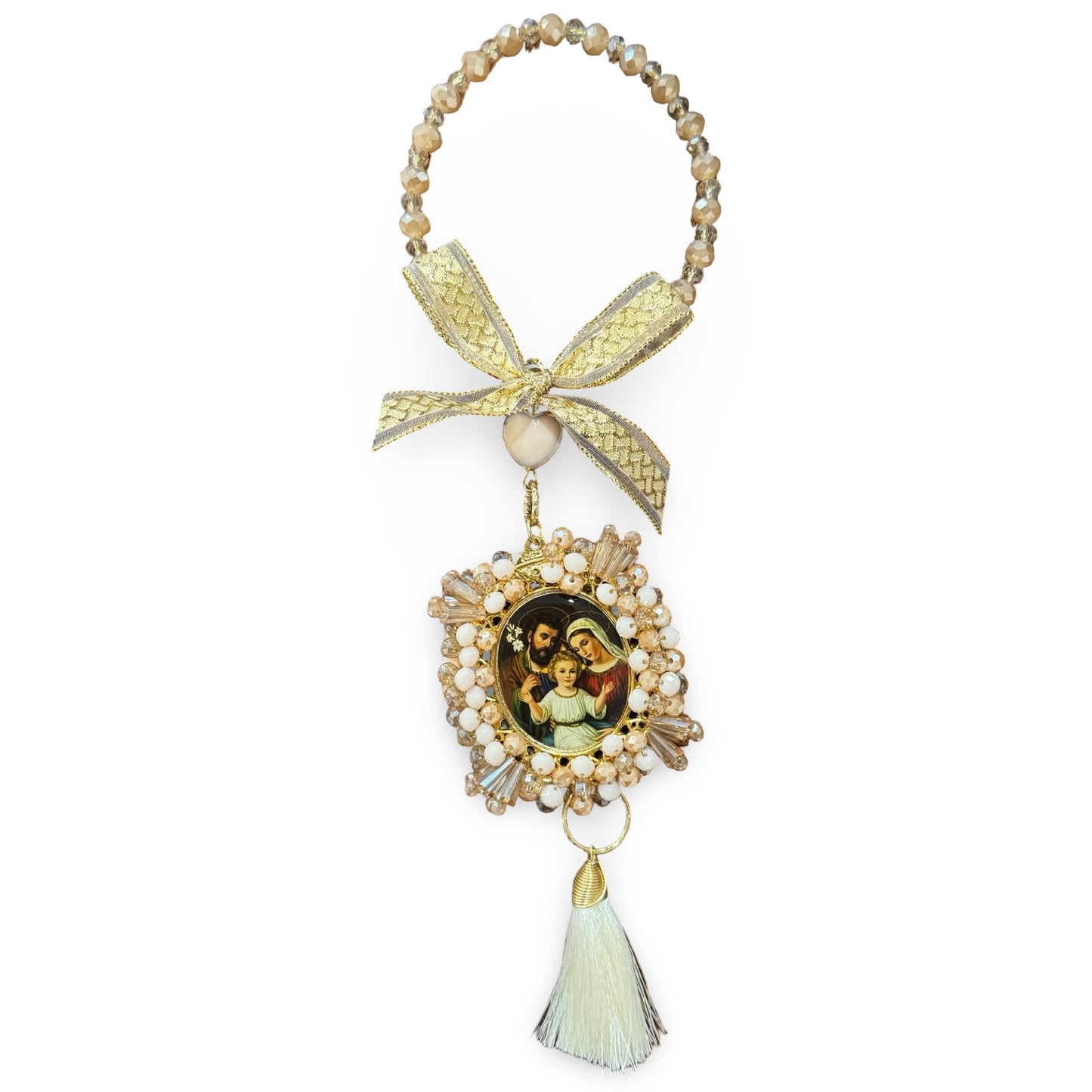 Rose Scented Our Lady of Guadalupe & Holy Family Door Hanger